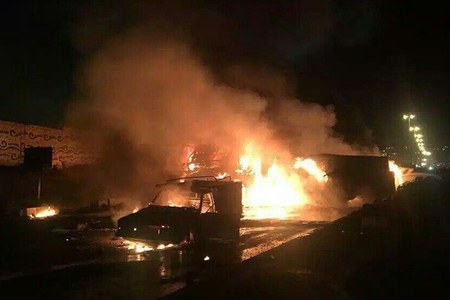  İranda avtobus yanacaq tankeri ilə toqquşdu: 10-a yaxın ölən var 