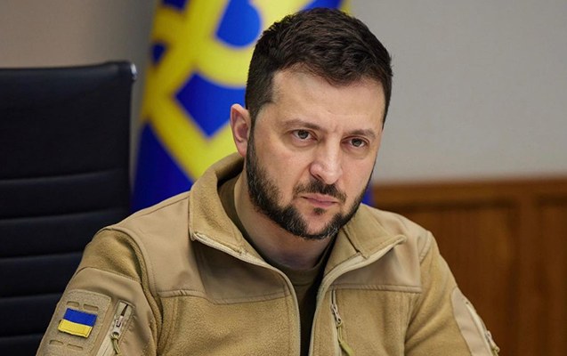  Zelenski Prezidentə zəng etdi 