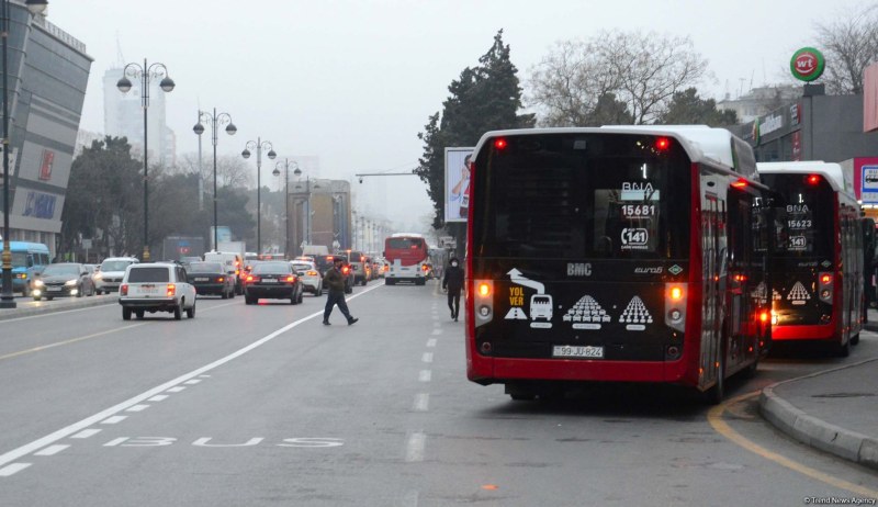  Paytaxtın bu küçəsində avtobusların hərəkəti məhdudlaşdırılır  