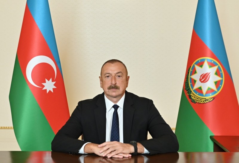  Prezident İlham Əliyev Xandəndi Konqres Mərkəzinin təməlini qoyub  