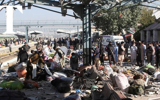  Pakistandakı dəhşətli terrorun ANBAAN VİDEOSU 