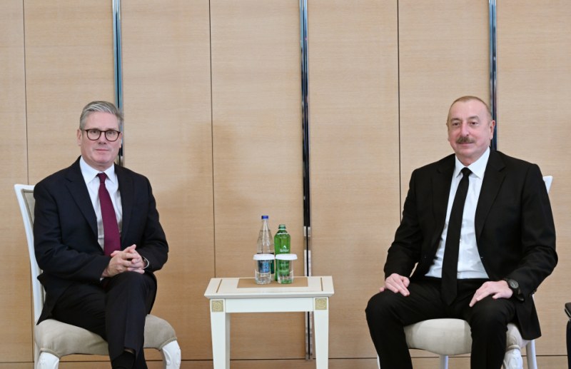  Prezident Böyük Britaniyanın Baş naziri ilə görüşüb - FOTO 