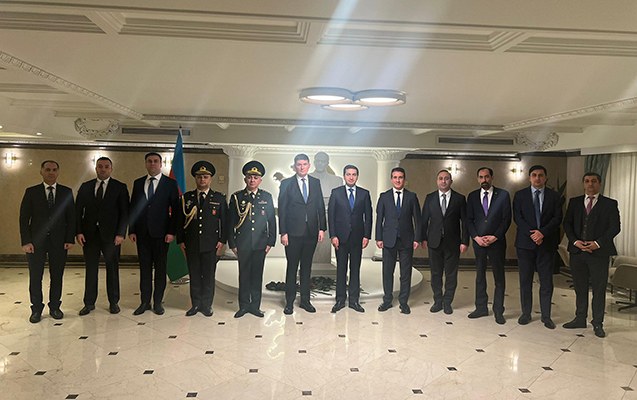  Hikmət Hacıyev İrandakı səfirliyimizin yeni binasında - FOTO 